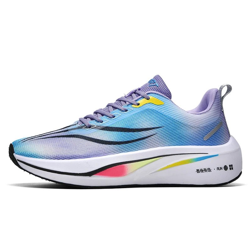 Men's New Fashion Carbon Plate Rebound Casual Shoes Breathable Mesh Couples Running Shoes - Beauty