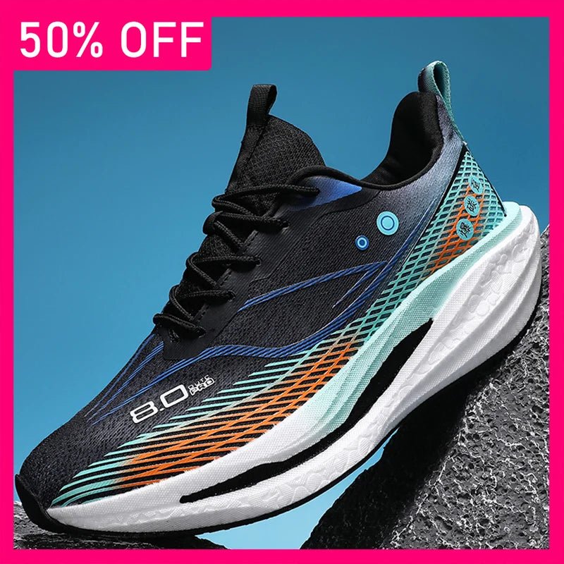 Mens Running Shoes New Fashion Non Slip Cushioning Ultra Light Outdoor Fitness Jogging Training Sneakers for Men - Beauty