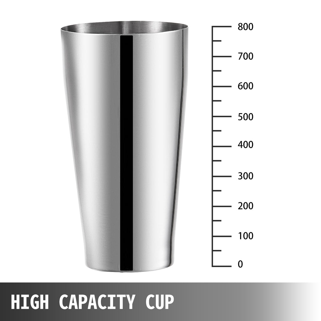 SucceBuy Milk Shake Machine 800ML Commercial Auto Double Cups Milkshaker Stainless Steel Shaking Maker Bubble Boba Drink Mixer