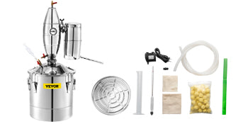 SucceBuy 20L-70L Alcohol Distiller Machine Beer Brewing Equipment DIY Wine Moonshine Apparatus Dispenser Kit Home Appliance
