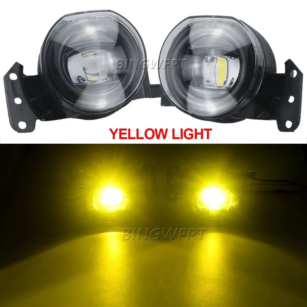 NEW Fog Lights For BMW E60 E90 E63 E46 323i 325i 525i Headlight Headlights Fog Light LED Fog Lamps Lens Foglights Accessories - Beauty