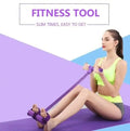 Portable Fitness Resistance Band with Pedal - Beauty