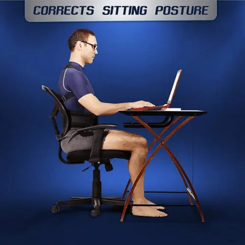 Posture Corrector Support Magnetic Back Shoulder Brace Belt Band For - Beauty