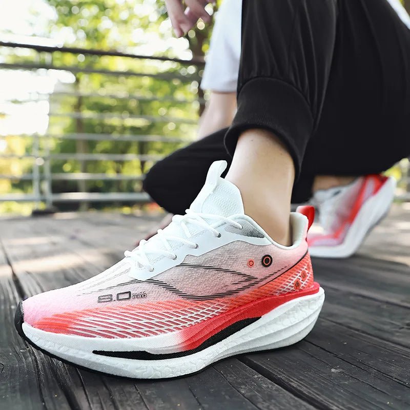 Professional Racing Running Shoes Couples Marathon Breathable Casual Sports Shoes Wear Resistant New Model Cross Border Women... - Beauty