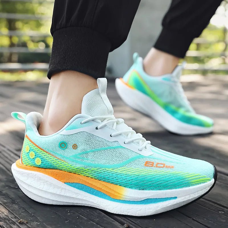 Professional Racing Running Shoes Couples Marathon Breathable Casual Sports Shoes Wear Resistant New Model Cross Border Women... - Beauty