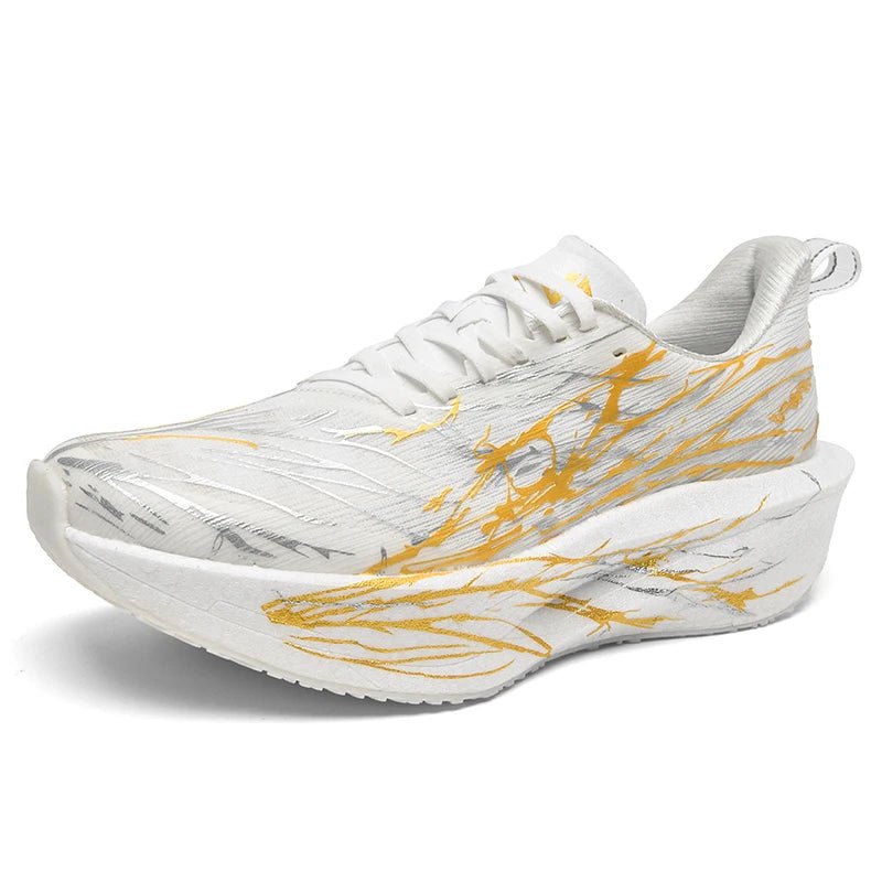 Running Shoes Men Sports Carbon Board Speciality Marathon Breathable Lightweight Women's Comfortable Athletic Nonskid Sneakers - Beauty