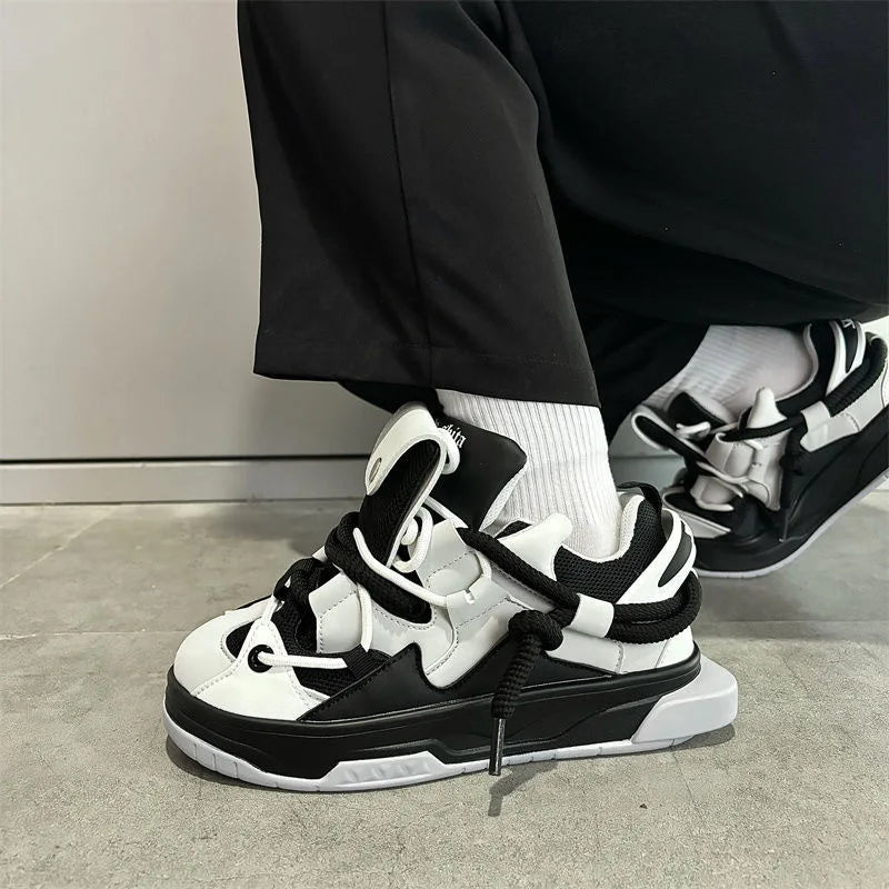 Spring and Autumn 2025 New Versatile Casual Retro Skateboarding Shoes Korean Edition Male and Female Couple Style Sports Shoes - Beauty