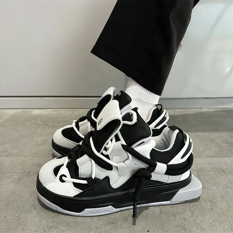 Spring and Autumn 2025 New Versatile Casual Retro Skateboarding Shoes Korean Edition Male and Female Couple Style Sports Shoes - Beauty