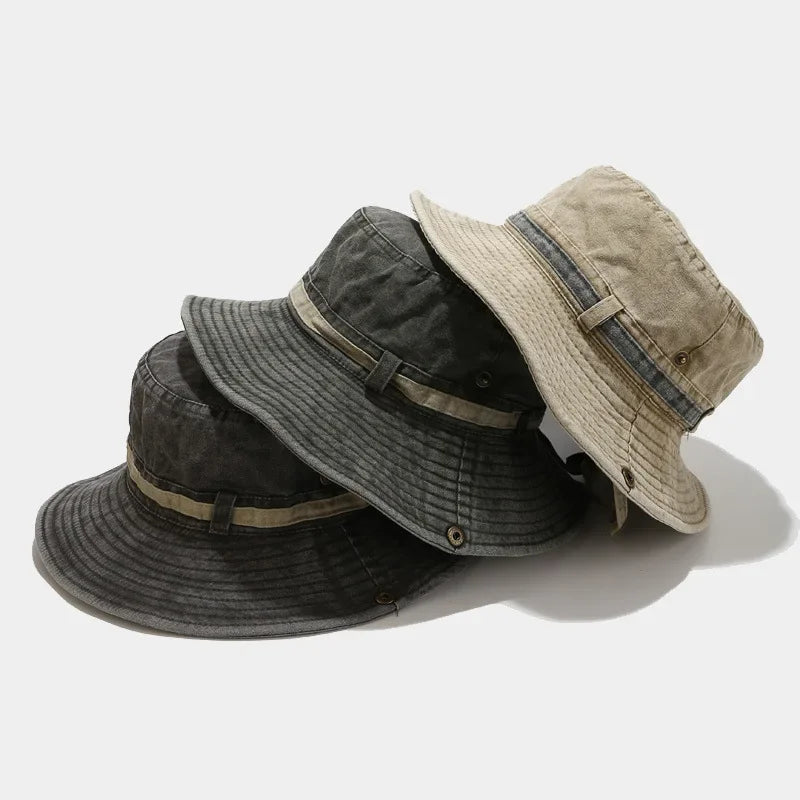 Spring Summer Cotton Solid Bucket Hat Fisherman Hat Outdoor Travel Sun Cap For Men And Women 155 - Beauty