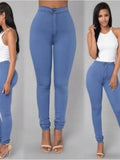 Spring Summer Leggings Thin High Waisted Elastic Pencil Pants For Women's New Skinny Retro Simple Casual Sports Longjeans Female - Beauty