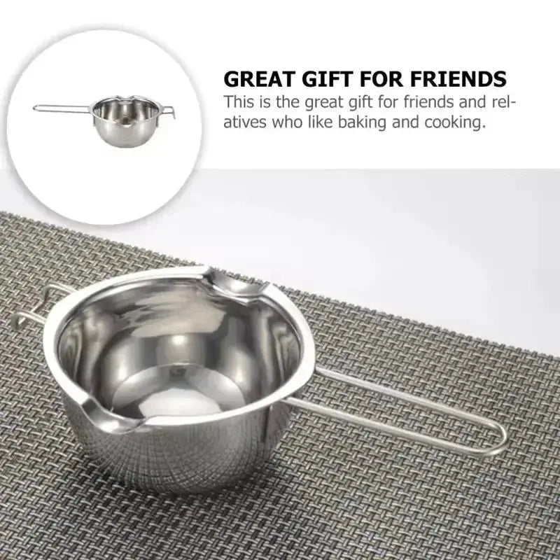 Stainless Steel Candle Wax Melting Boiler Pot with Heat Resistant Handle for Melting Chocolate Candy and Candle Making Supplies - Beauty