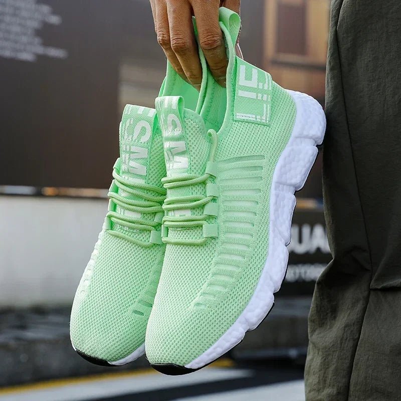 Summer Men Sneakers Lightweight Breathable Mesh Outdoor Casual Shoes Fashionable Tennis Training Shoes Men's Shoes Free Shipping - Beauty
