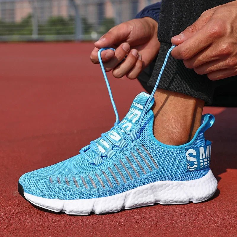 Summer Men Sneakers Lightweight Breathable Mesh Outdoor Casual Shoes Fashionable Tennis Training Shoes Men's Shoes Free Shipping - Beauty