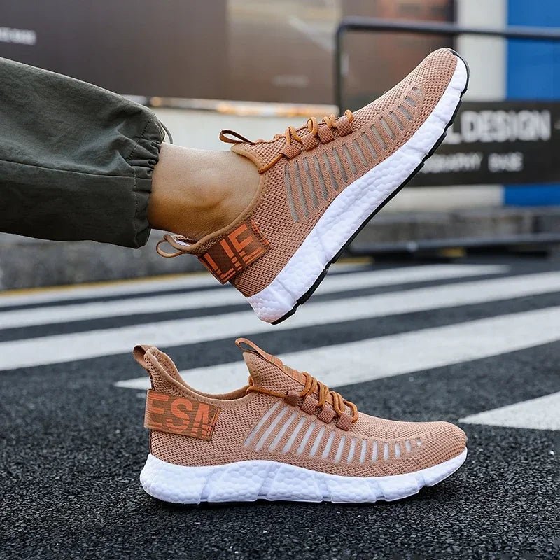 Summer Men Sneakers Lightweight Breathable Mesh Outdoor Casual Shoes Fashionable Tennis Training Shoes Men's Shoes Free Shipping - Beauty