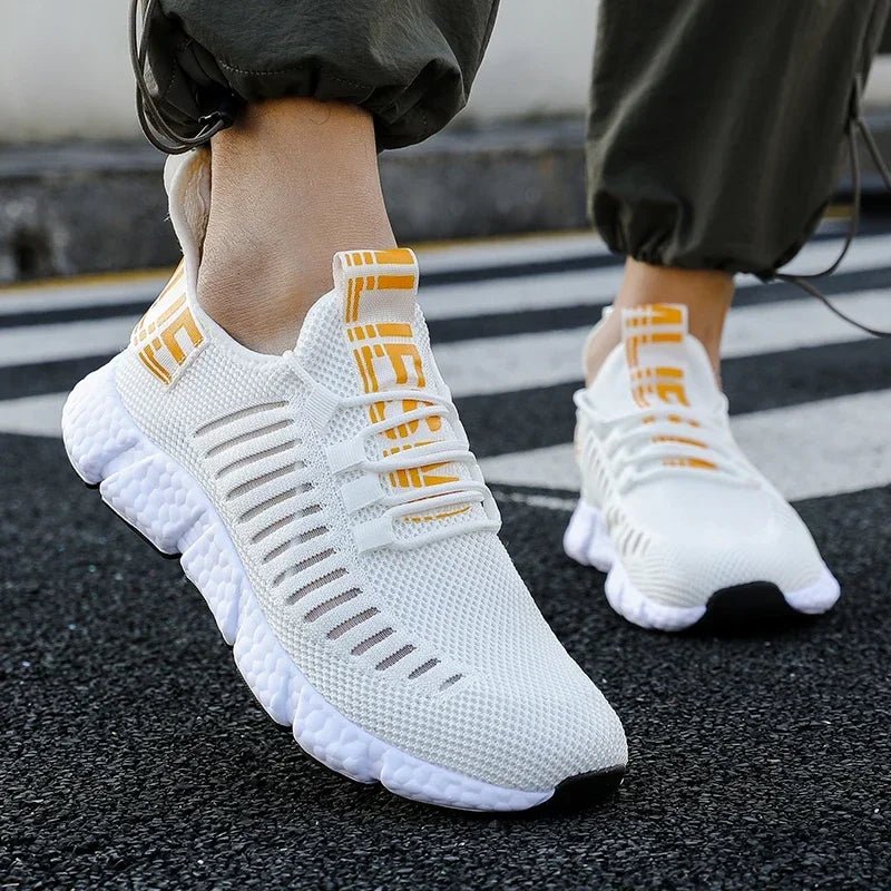 Summer Men Sneakers Lightweight Breathable Mesh Outdoor Casual Shoes Fashionable Tennis Training Shoes Men's Shoes Free Shipping - Beauty
