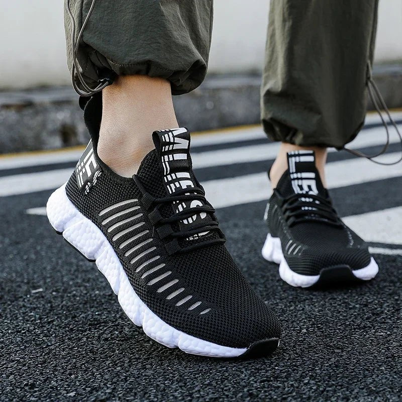 Summer Men Sneakers Lightweight Breathable Mesh Outdoor Casual Shoes Fashionable Tennis Training Shoes Men's Shoes Free Shipping - Beauty
