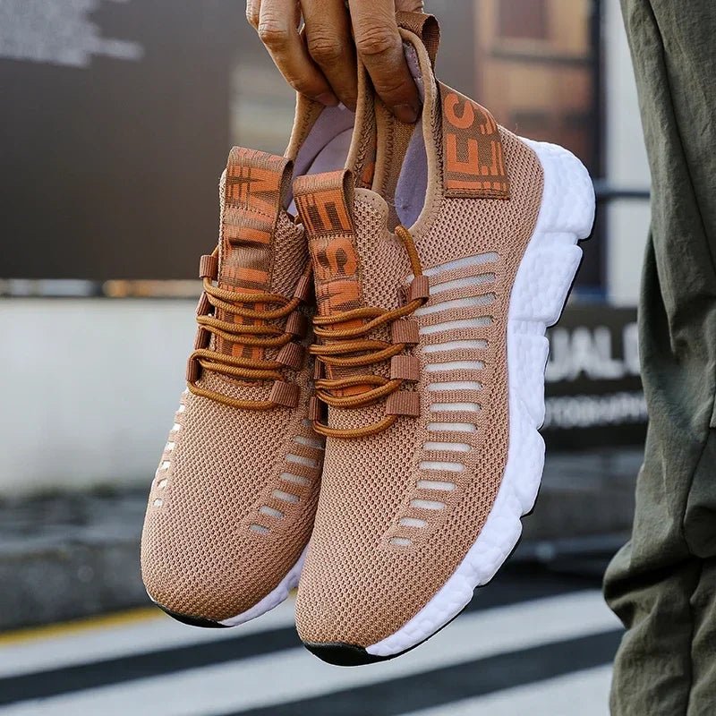 Summer Men Sneakers Lightweight Breathable Mesh Outdoor Casual Shoes Fashionable Tennis Training Shoes Men's Shoes Free Shipping - Beauty