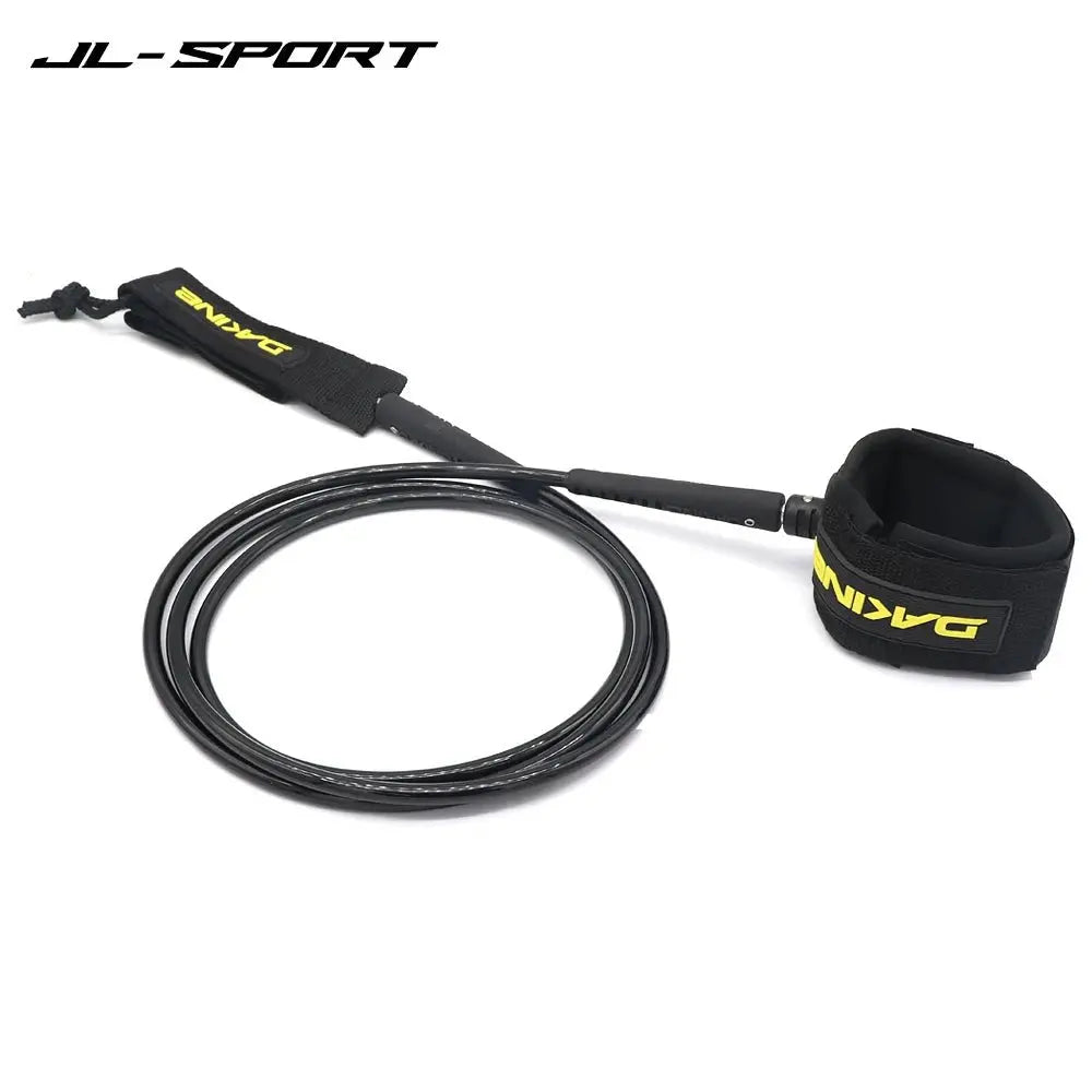 Surf Leash Surfboard Leash DK Brand Surfing Leash 6~9FT 7mm Surfboard Foot Leash Straight Foot Rope For Wind Surfing Accessories - Beauty