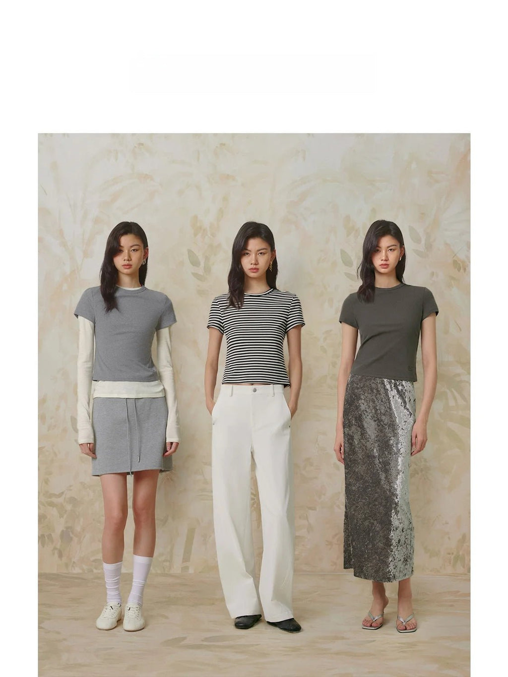 ZhiZhi Casual ort Sve T - irt Women's Slim Fit Color Top Classic Sle Cotton Blend round Ne Commute Faion - Beauty